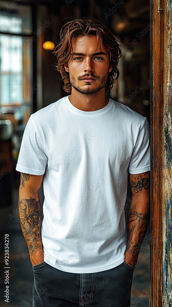White t-shirt mockup | T-shirt mockup White t-shirt mockup | T-shirt mockup