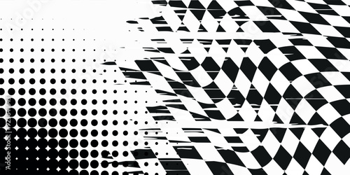 Abstract grunge background with black and white style sport eps 10