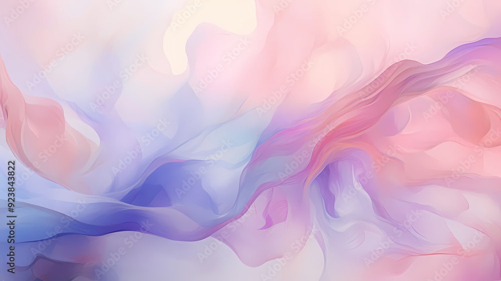A pastel abstract background with smooth waves creates a dreamy and elegant visual appeal. A pastel abstract background with smooth waves creates a dreamy and elegant visual appeal.