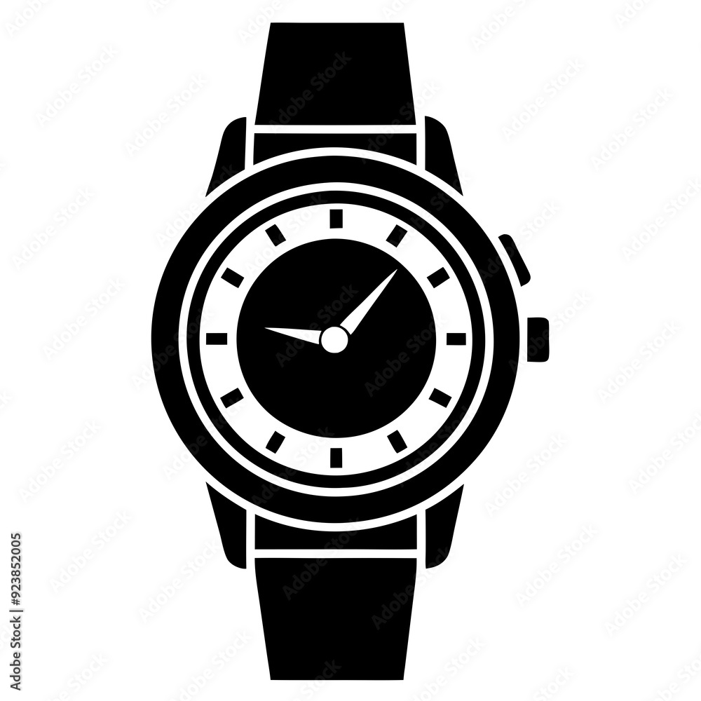 A simple Stylish watch art vector illustration A simple Stylish watch art vector illustration