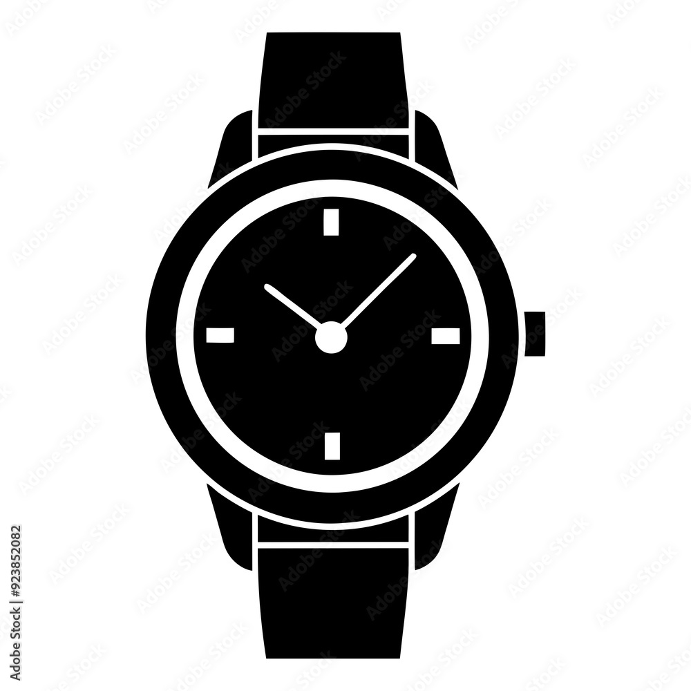 A simple Stylish watch art vector illustration A simple Stylish watch art vector illustration