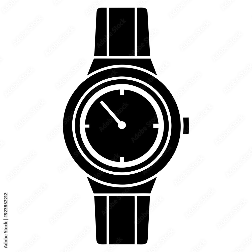 A simple Stylish watch art vector illustration A simple Stylish watch art vector illustration