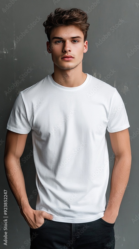 White t-shirt mockup | T-shirt mockup