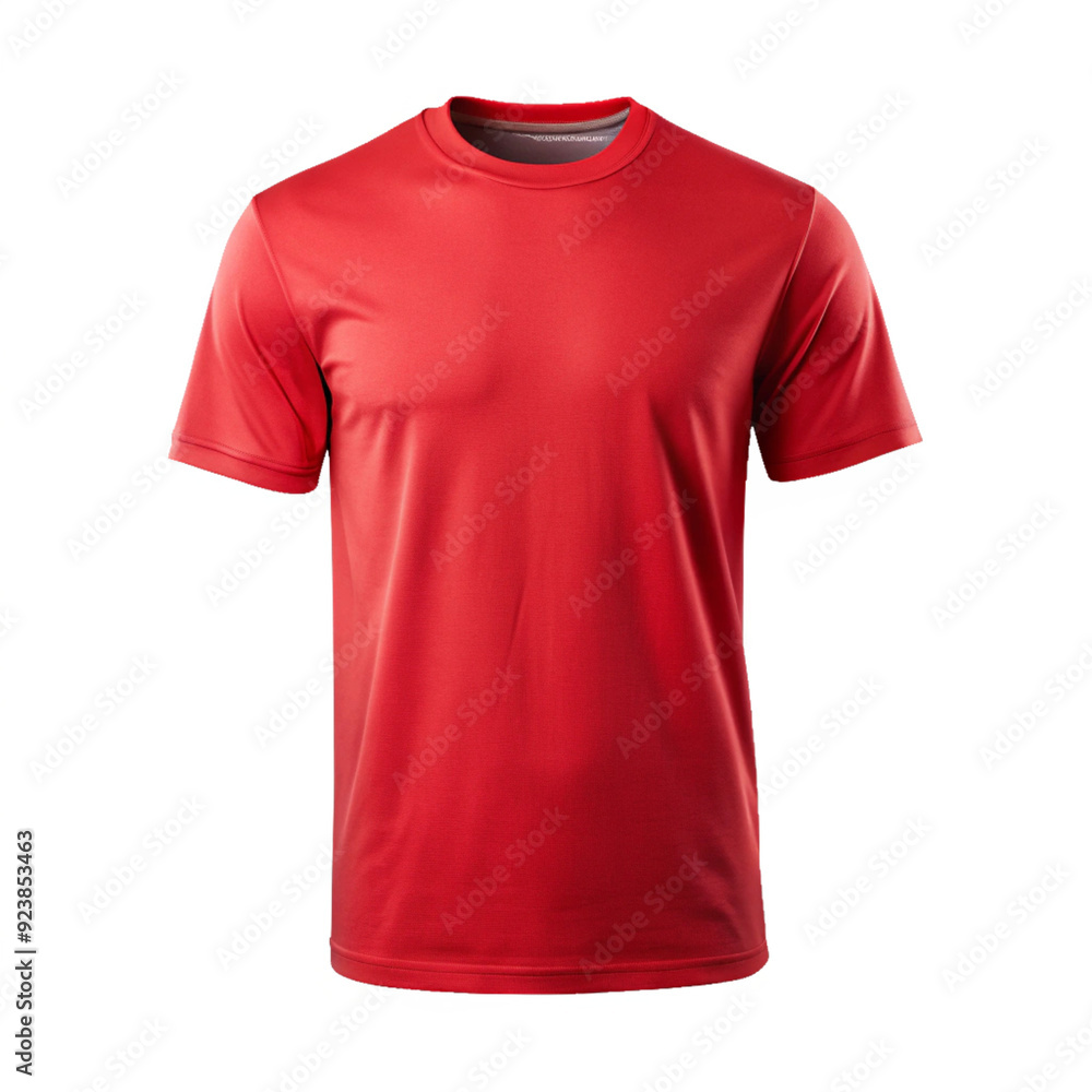 Red T shirt isolated on white background Red T shirt isolated on white background