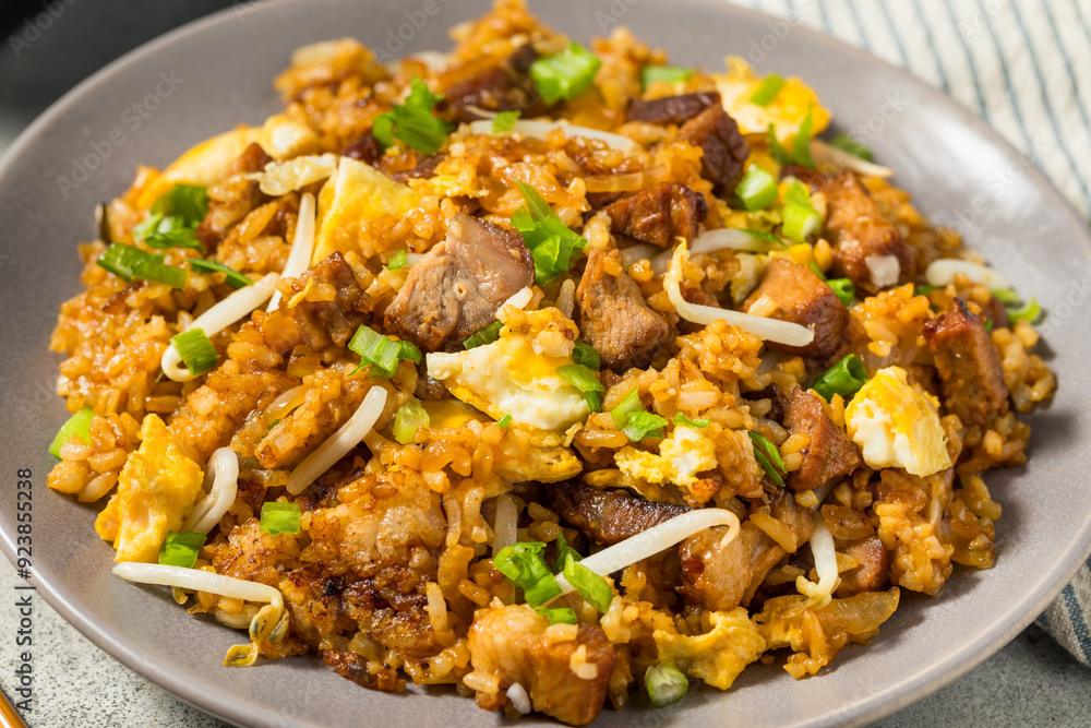 Homemade Char Siu Pork Fried Rice Homemade Char Siu Pork Fried Rice
