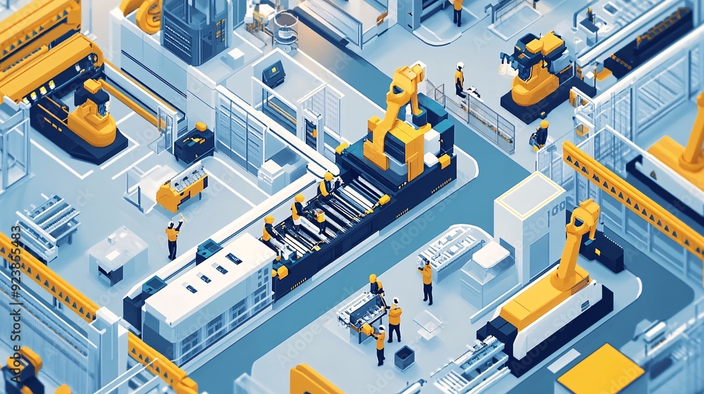 Harmonious Collaboration: Humans and Robots on a Futuristic Factory Floor Harmonious Collaboration: Humans and Robots on a Futuristic Factory Floor