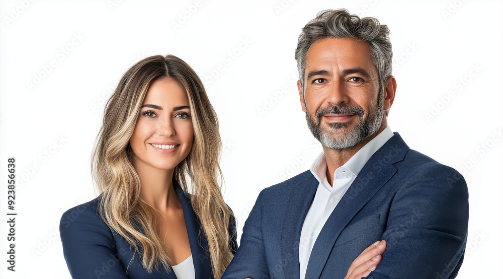 Successful Team of Business Professionals Standing Together in an Office Successful Team of Business Professionals Standing Together in an Office