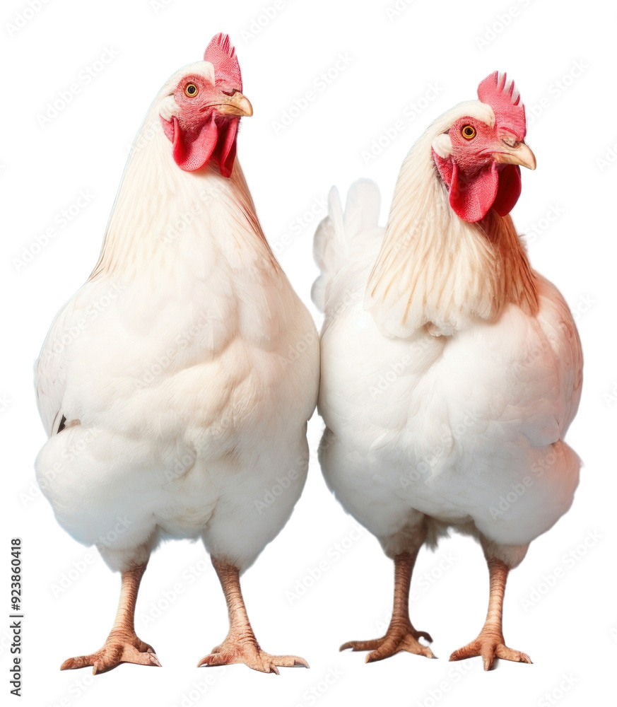 PNG White and brown hen chicken poultry animal. PNG White and brown hen chicken poultry animal.