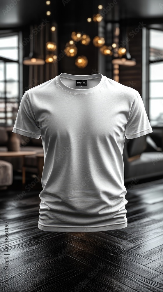 White t shirt mockup