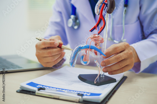 Urologist measures penis size