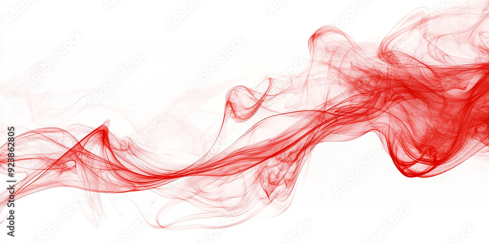 Red smoke, white background, Red smoke, white background,