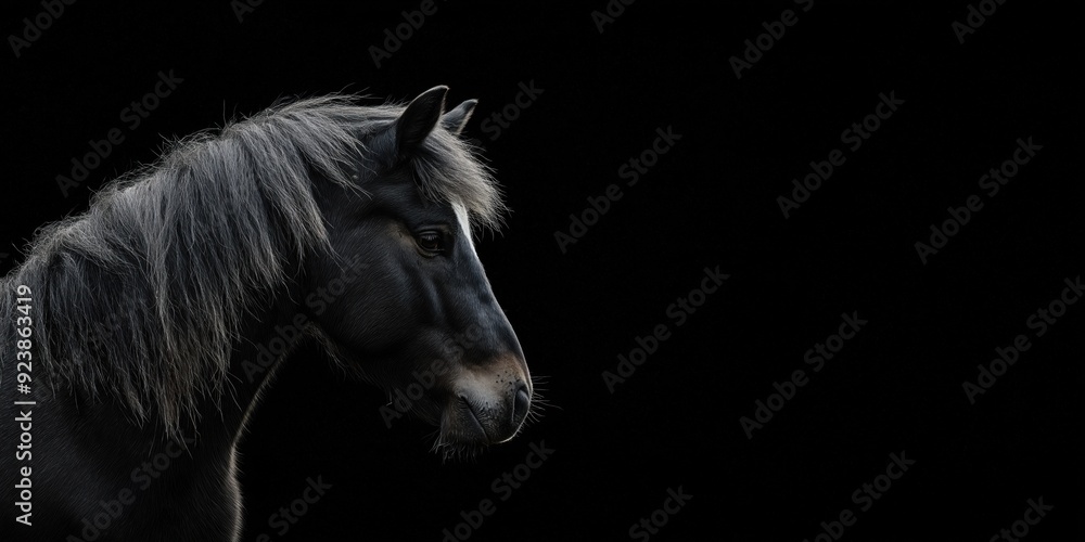 give me 45 key words for Photo of a horse isolated against a black background, emphasising the horse's majestic features. Wildlife and conservation concept, space for copy. give me 45 key words for Photo of a horse isolated against a black background, emphasising the horse's majestic features. Wildlife and conservation concept, space for copy.