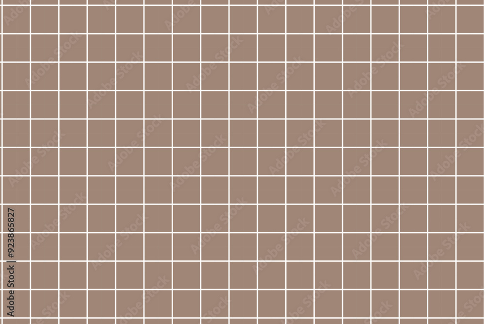 Brown chequered seamless background. Grid backdrop white lines. Autumn colours. Brown chequered seamless background. Grid backdrop white lines. Autumn colours.