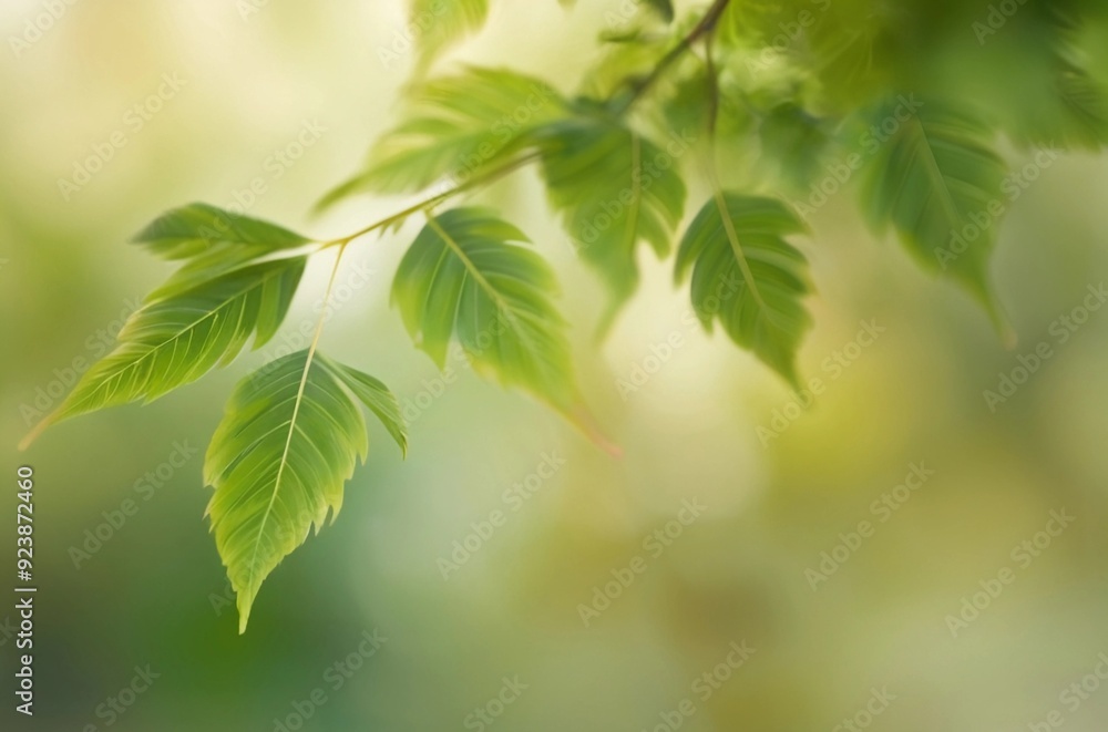 Abstract blur bokeh leaves background with copy space Abstract blur bokeh leaves background with copy space