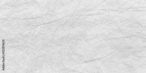 White wrinkly backdrop paper background. texture of white marble luxury wall. Light Gray Aquarelle Floral Stain Pattern. white fabric crushed textured crumpled. Background or crumpled white paper.