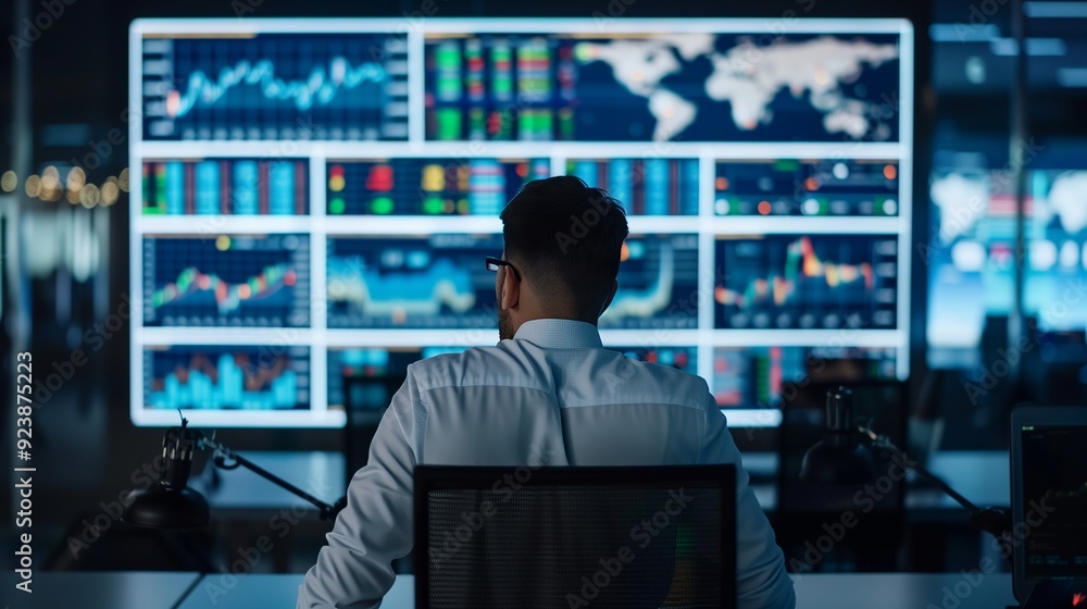 A financial analyst analyzes market data to identify trends, assess risks, and guide investments. A financial analyst analyzes market data to identify trends, assess risks, and guide investments.