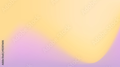 purple yellow wave gradient pastel colors sof curves and design in vector mesh