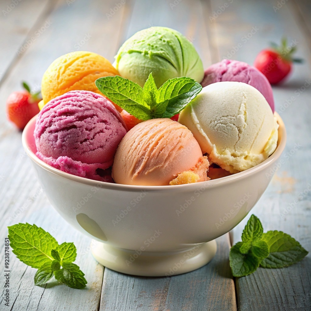 Delicious Ice Cream Cone Delicious Ice Cream Cone