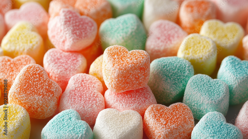 Colorful marshmallow pattern background Colorful marshmallow pattern background