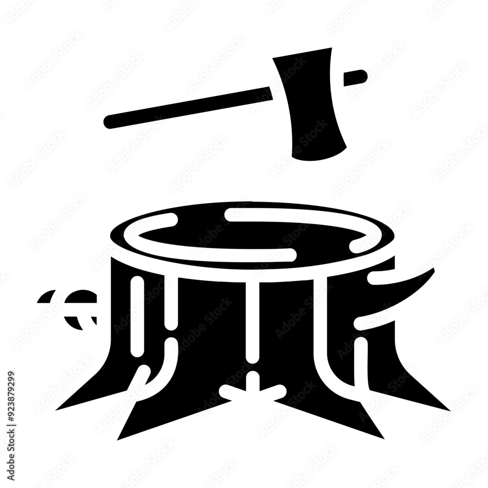 tree stump. vector single icon with a solid style. suitable for any purpose. for example: website design, mobile app design, logo, etc. tree stump. vector single icon with a solid style. suitable for any purpose. for example: website design, mobile app design, logo, etc.