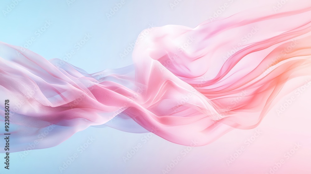 A delicate blend of soft pink and blue waves, creating a serene and dreamy atmosphere, perfect for backgrounds and abstract designs. A delicate blend of soft pink and blue waves, creating a serene and dreamy atmosphere, perfect for backgrounds and abstract designs.