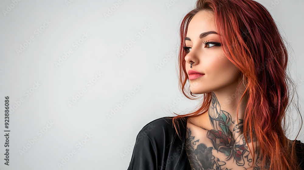 Women's tattoo, patterns and colors on the body Women's tattoo, patterns and colors on the body