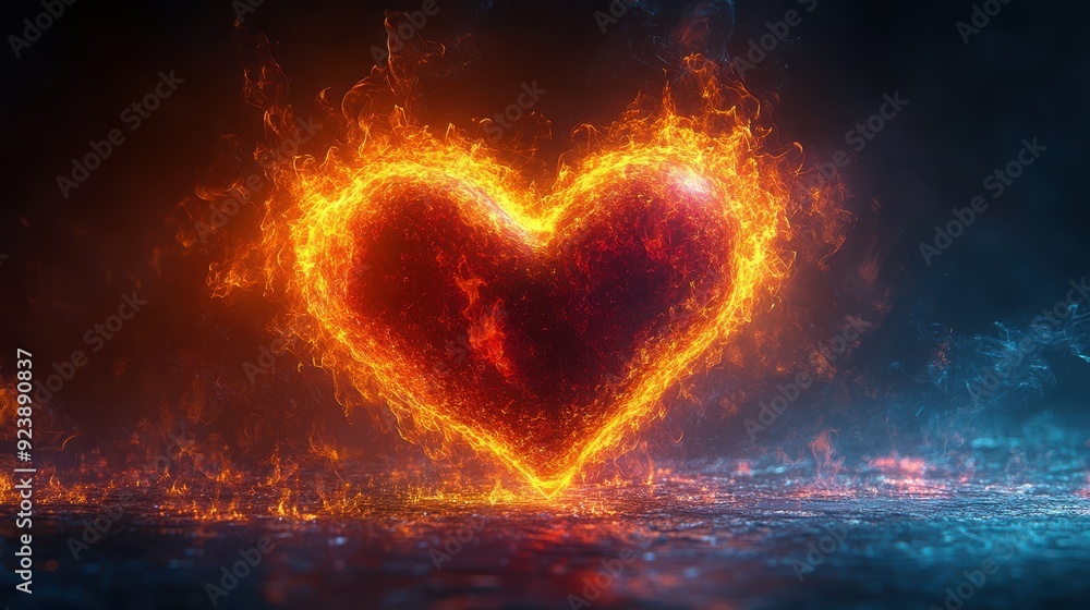A glowing heartbeat visual symbolizing the rhythm of life on a white background A glowing heartbeat visual symbolizing the rhythm of life on a white background