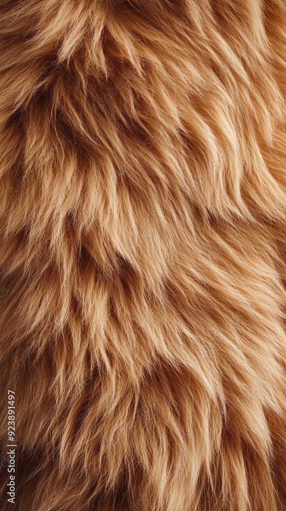 Close-up of soft, wavy fur texture in warm golden hues, perfect for backgrounds or design projects related to nature. Close-up of soft, wavy fur texture in warm golden hues, perfect for backgrounds or design projects related to nature.