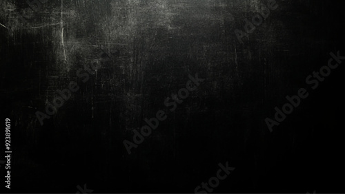 Black texture chalk board and black board background.,  Scary dark wall, low light black concrete cement 