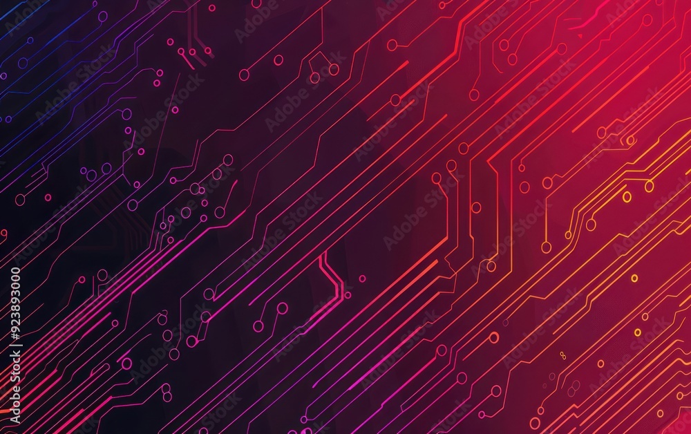 Abstract Circuit Board Pattern Abstract Circuit Board Pattern