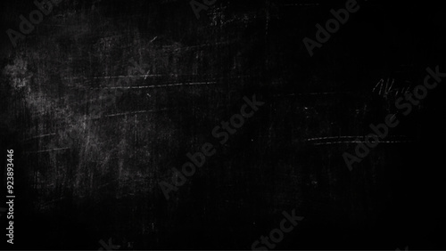 Grunge texture effect. Distressed overlay rough textured on dark space.  Abstract black leather texture may used as background.