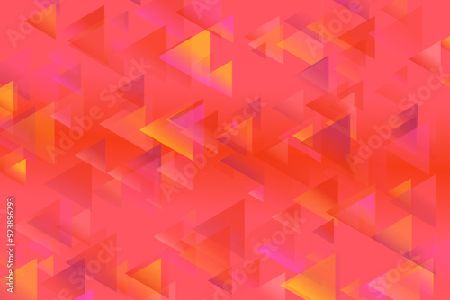 Gradient random triangle polygon web background - abstract geometric vector graphic