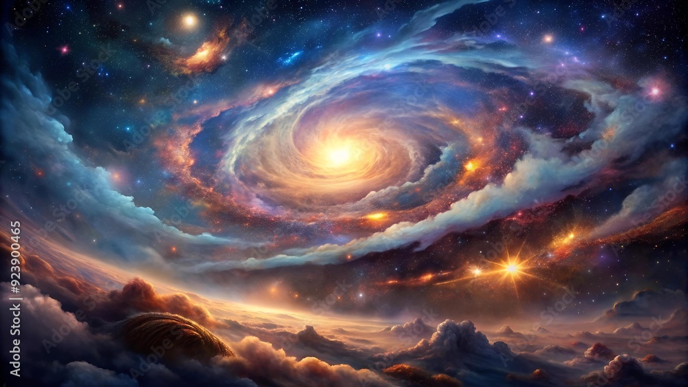 Celestial Tapestry: A Symphony of Cosmic Hues Generative AI Celestial Tapestry: A Symphony of Cosmic Hues Generative AI
