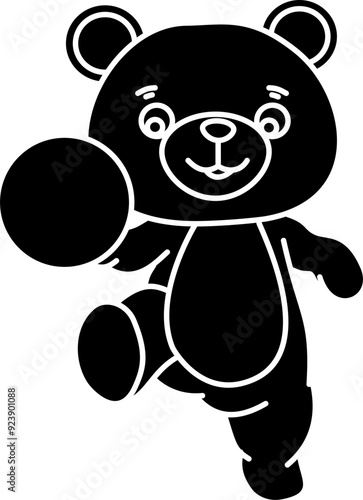 Cute bear vector illustration