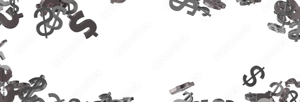 dollar symbol, 3d render illustration dollar symbol, 3d render illustration