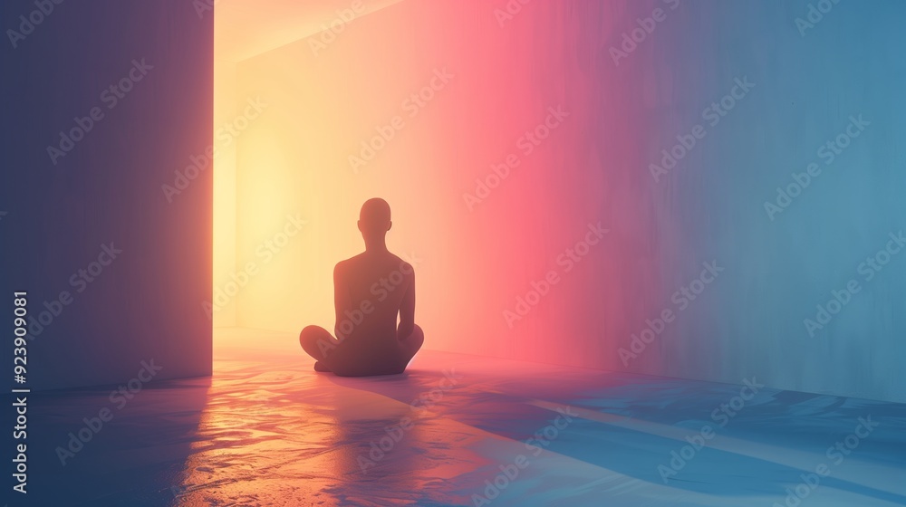 An image shows a person in thought, highlighting mindfulness and self-care for mental health awareness. An image shows a person in thought, highlighting mindfulness and self-care for mental health awareness.