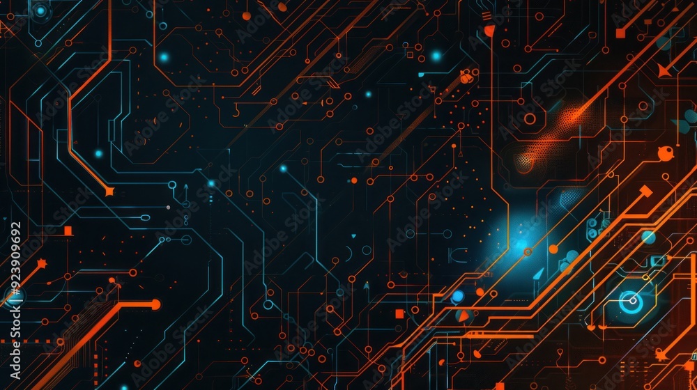 Abstract technology background with connection System Abstract technology background with connection System