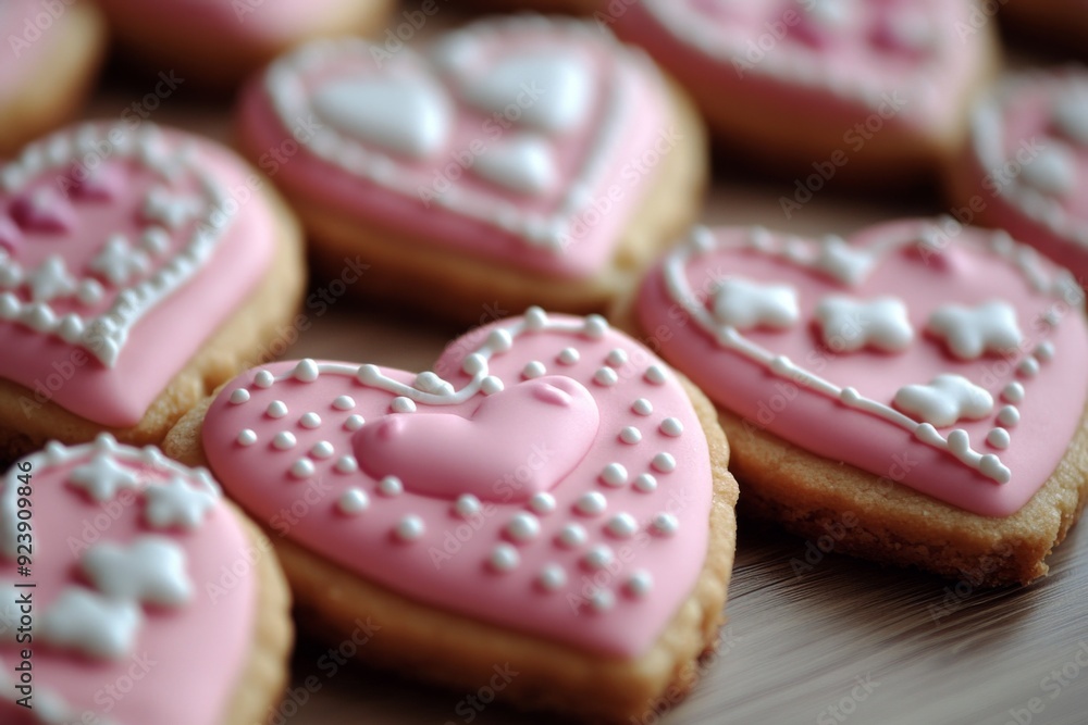 Sweet Celebration: Delectable Valentine's Day Cookies with Charming Love-Inspired Designs, Capturing the Essence of Sweethearts' Affection and the Joy of the Season Sweet Celebration: Delectable Valentine's Day Cookies with Charming Love-Inspired Designs, Capturing the Essence of Sweethearts' Affection and the Joy of the Season