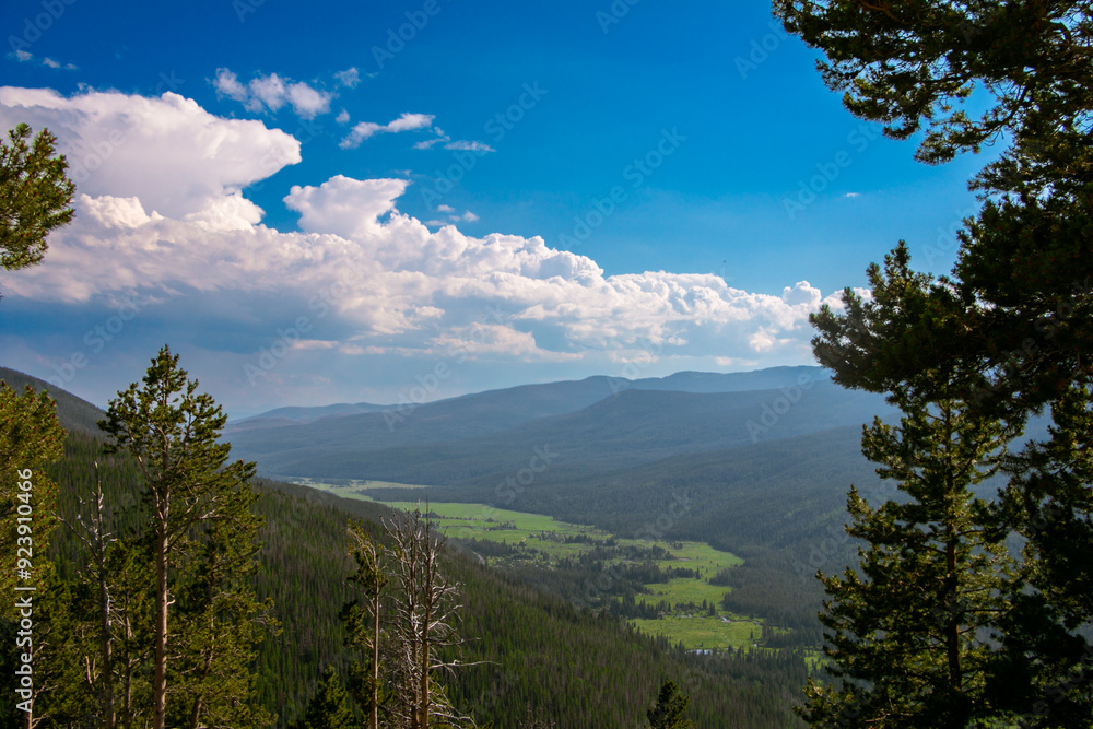 Fototapeta premium clouds over the mountains
