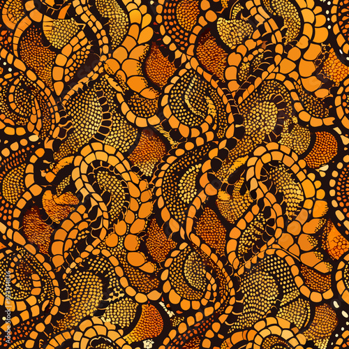 seamless pattern with snake skin 