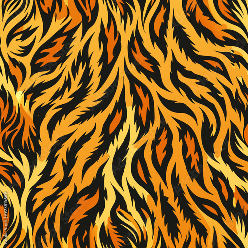 tiger skin pattern