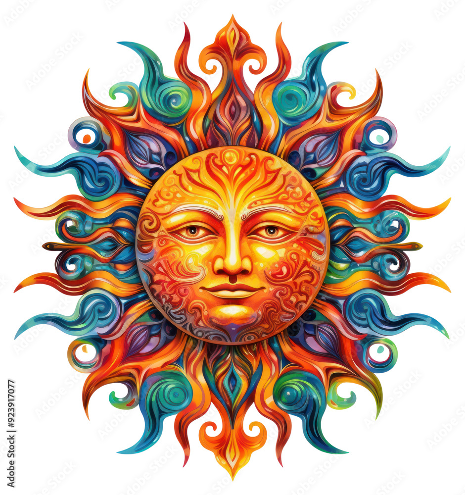 PNG Sun pattern art representation. PNG Sun pattern art representation.