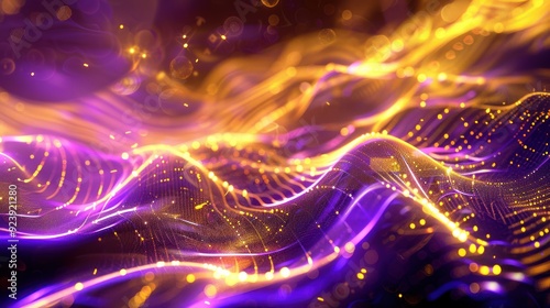 Abstract Waves of Light and Color