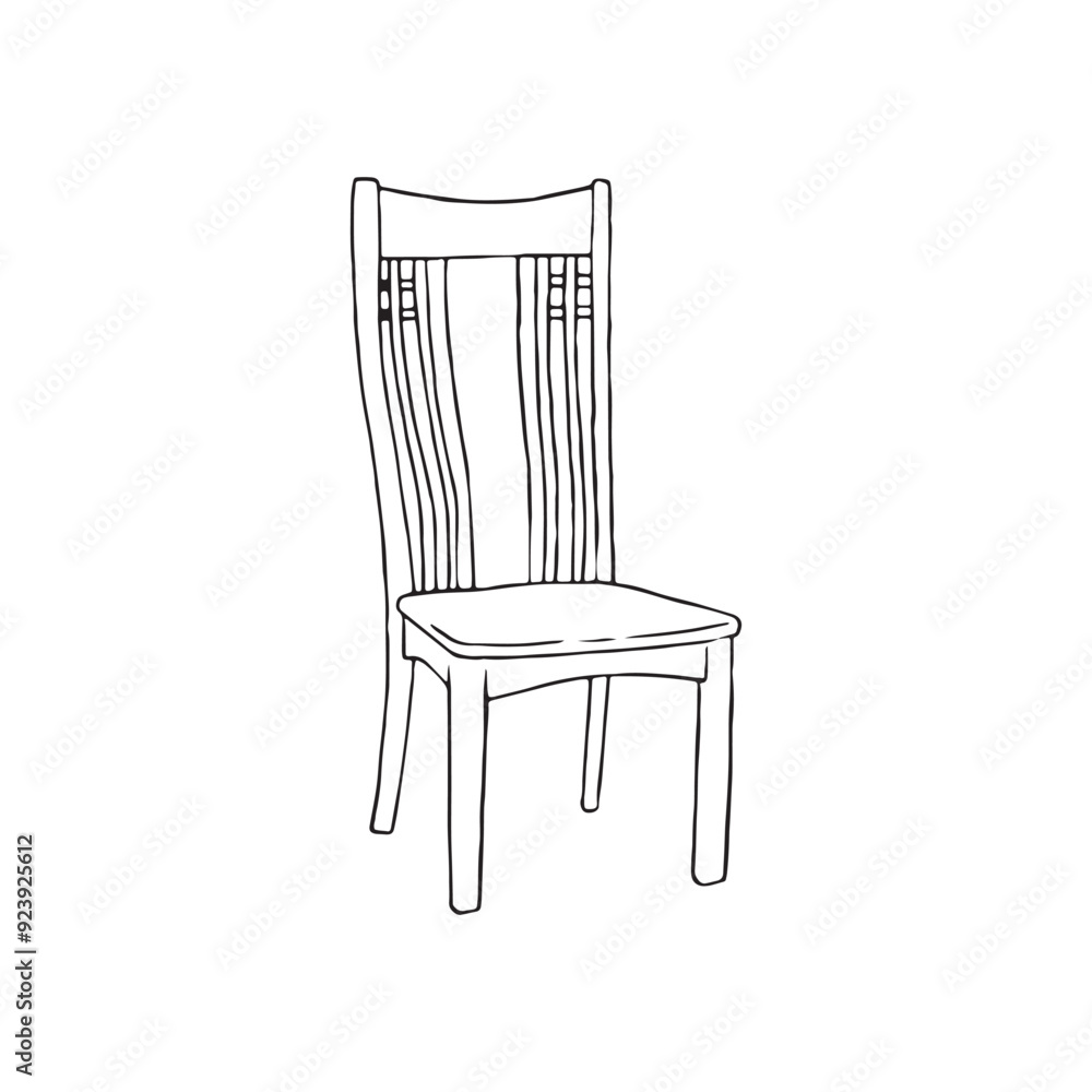 Hand Drawn Chair Drawing Illustration Hand Drawn Chair Drawing Illustration