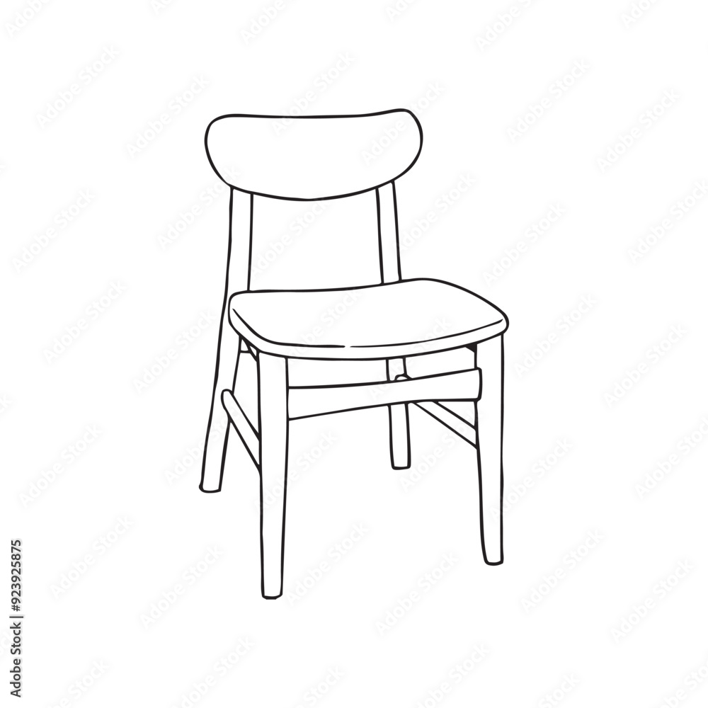 Hand Drawn Chair Drawing Illustration Hand Drawn Chair Drawing Illustration