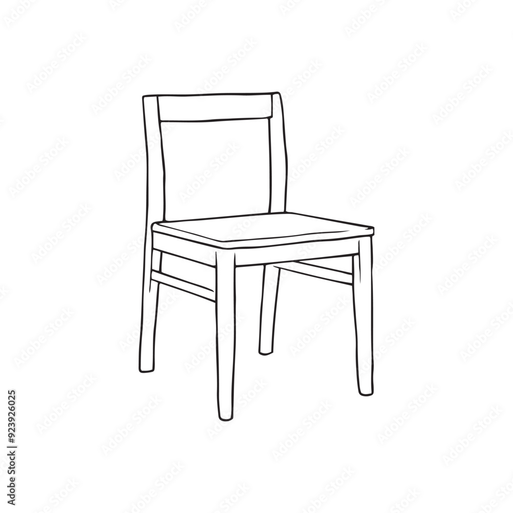 Hand Drawn Chair Drawing Illustration Hand Drawn Chair Drawing Illustration