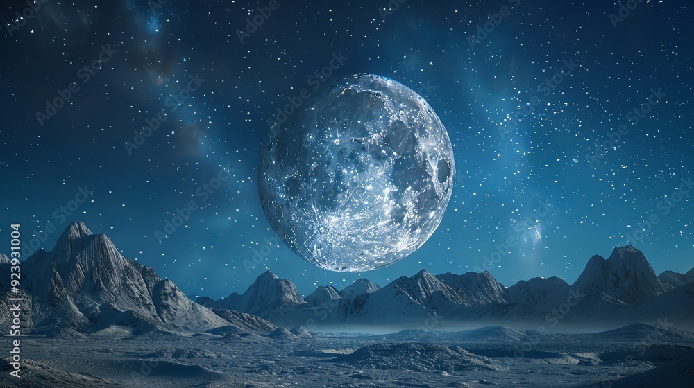 sky with moon sky with moon