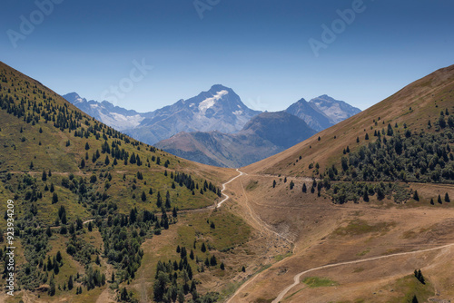 montaña en los alpes