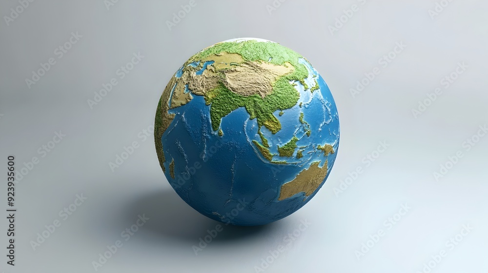 3D Globe Model Showcasing Global Trade Shifts with China s Expansion and the US Shrinking 3D Globe Model Showcasing Global Trade Shifts with China s Expansion and the US Shrinking