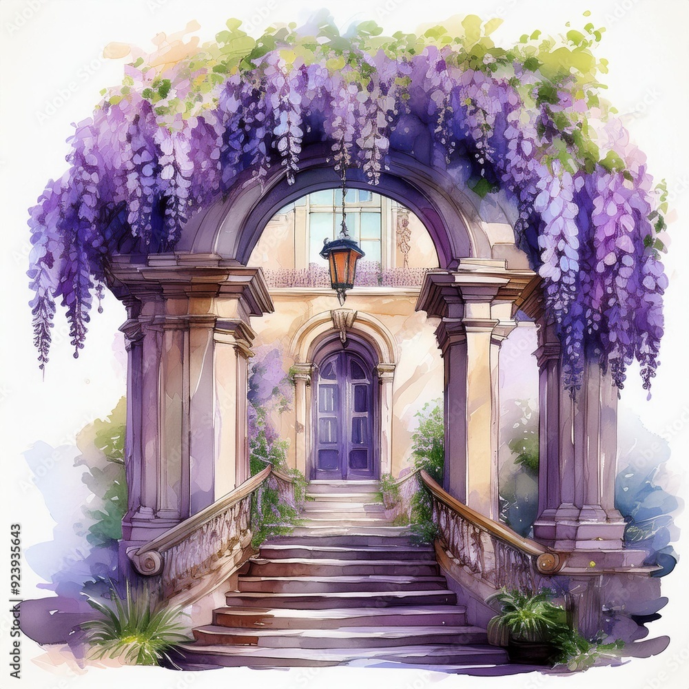 Fototapeta premium Charming Wisteria